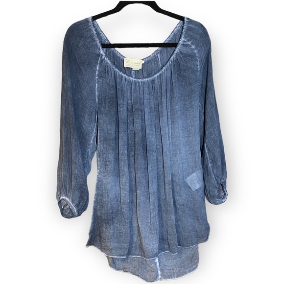 2for$35 ANTHROPOLGIE Saturday/Sunday Fara Peasant Top Size Small - Picture 12 of 13